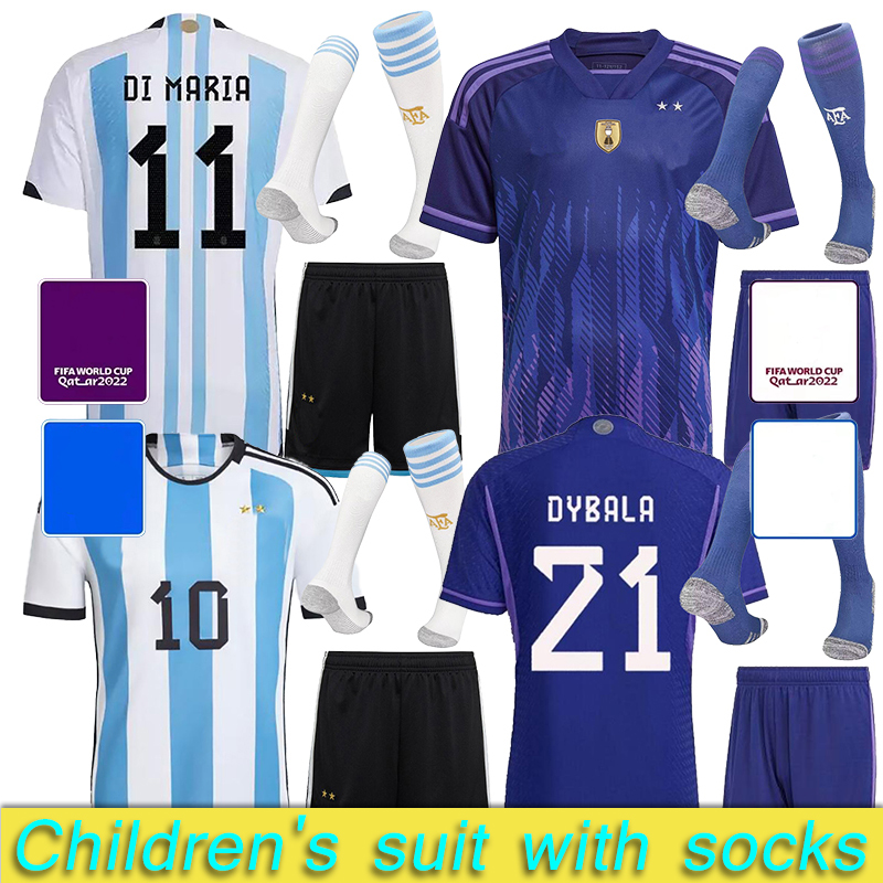 Fans Version Argentina Soccer Jersey 22 23 Home Away 1986 Football Shirts 2022 MESSIS DYBALA DE PAUL DI MARIA National Team MARADONA kids suit with Socks uniforms, Red
Fans Version Argentina Soccer Jersey 22 23 Home Away 1986 Football Shirts 2022 MESSIS DYBALA DE PAUL DI MARIA National Team MARADONA kids suit with Socks uniforms, Red