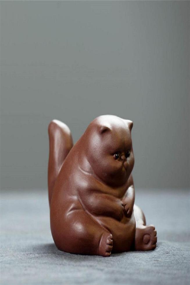 Tibetan Tibet Nepal Chinese zisha yixing carved statues Fengshui Decoration Toy tea pet Meditation thinking cat figures cat scul24
Tibetan Tibet Nepal Chinese zisha yixing carved statues Fengshui Decoration Toy tea pet Meditation thinking cat figures cat scul24