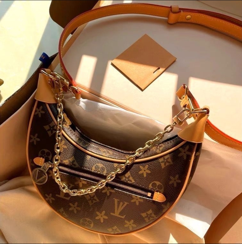loop hobo bags Gold Chain Handbag Luxuries Designers Womens Coated Canvas Zipper Louisity Vuttonity LVs Bag Crescent bottom handbags purses Moon Bags, Brown
loop hobo bags Gold Chain Handbag Luxuries Designers Womens Coated Canvas Zipper Louisity Vuttonity LVs Bag Crescent bottom handbags purses Moon Bags, Brown