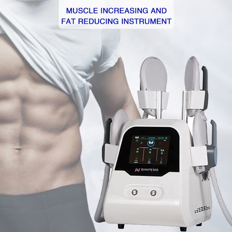4 handles slimming body sculpt slim machine electric muscle ems stimulator