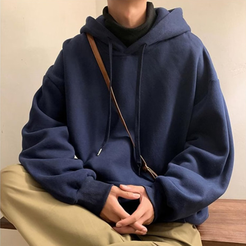 Women's Hoodies Sweatshirts Hooded Sweatshirt Men Women Oversized Hoodie Autumn Winter Long Sleeve Pullover Solid Couple Clothes Boys Grils Casua