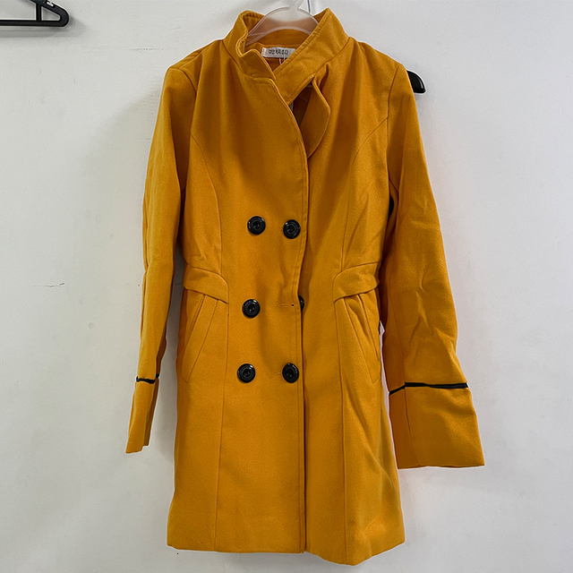 Women's Wool Blends FTLZZ Women Blend Warm Long Coat Autumn Winter Female Slim Fit Lapel en Overcoat Cashmere Outerwear 221121