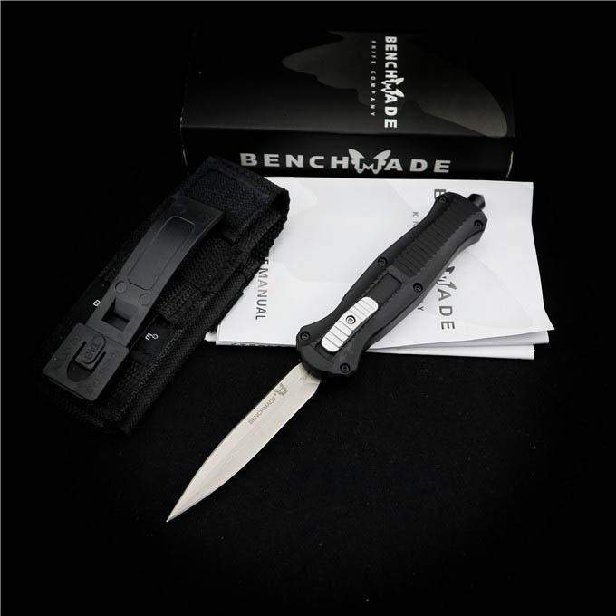 Benchmade Mini Infidel 3300 Double action Automatic knives 3350 3320 D2 Steel Spear Point EDC Pocket Tactical gear Survival knife 3310BK with nylon sheath
Benchmade Mini Infidel 3300 Double action Automatic knives 3350 3320 D2 Steel Spear Point EDC Pocket Tactical gear Survival knife 3310BK with nylon sheath