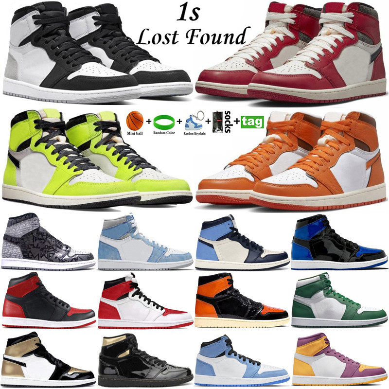 2023 Jumpman 1 OG 1s Mens Basketball Shoes Lost Found Stage Haze Starfish Visionaire Bred Patent University Blue Bubble Gum Men Retro, 46
2023 Jumpman 1 OG 1s Mens Basketball Shoes Lost Found Stage Haze Starfish Visionaire Bred Patent University Blue Bubble Gum Men Retro, 46