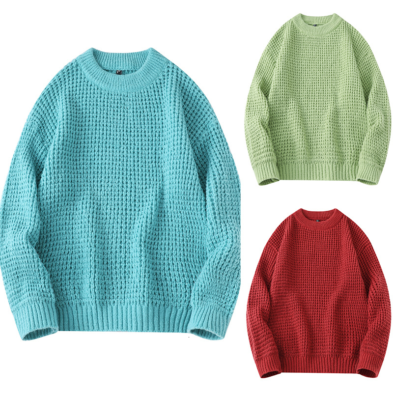 Men's Sweaters Huncher s Knitted Vintage Sweater Winter Casual Oversized Jumper Male Korean Fashion Turtleneck For 221121