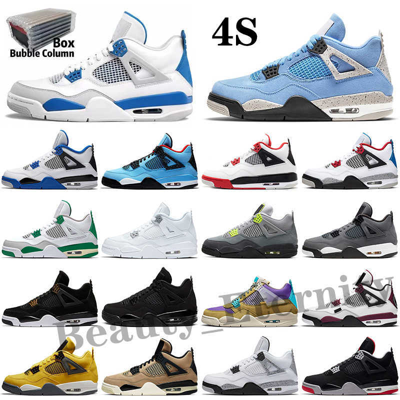 Mens Basket ball Shoes Sail 4 4s Sneakers University Blue Atmosphere Fire Red Thunder Oreo Bordeaux Black Cat Bred White Cement women Sports, Color 8
Mens Basket ball Shoes Sail 4 4s Sneakers University Blue Atmosphere Fire Red Thunder Oreo Bordeaux Black Cat Bred White Cement women Sports, Color 8