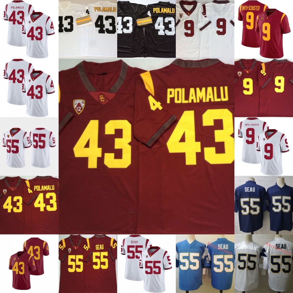 Mens Junior Seau USC Trojans Football Jersey Stitched #9 JuJu Smith-Schuster 43 Troy Polamalu USC Jersey, 5 kelee ringo 100th
Mens Junior Seau USC Trojans Football Jersey Stitched #9 JuJu Smith-Schuster 43 Troy Polamalu USC Jersey, 5 kelee ringo 100th