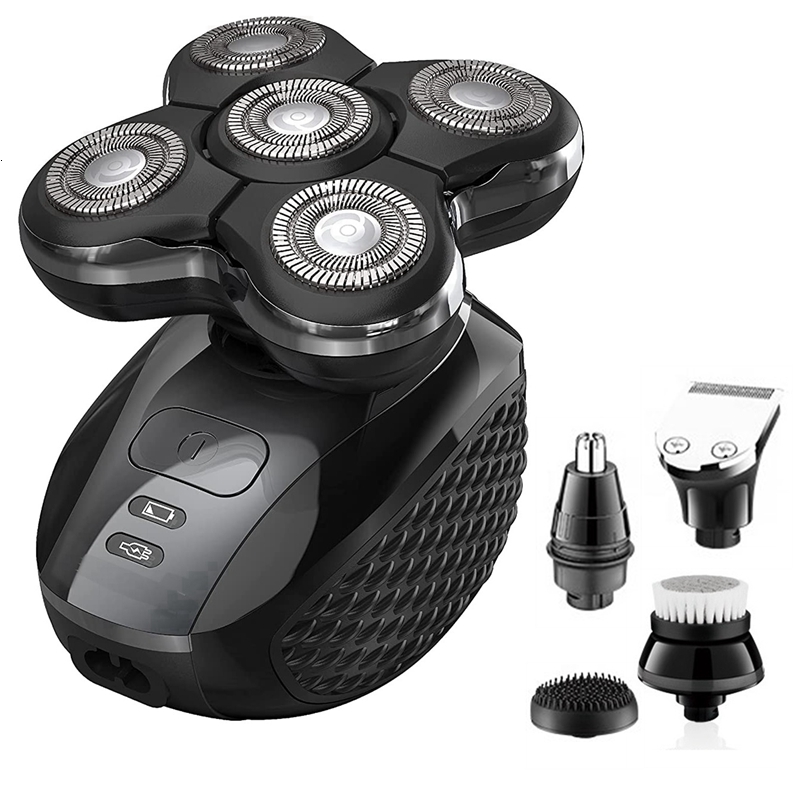 Electric s Pro Electric For Men Wet Dry Head Electric Razor Beard Hair Trimmer Rechargeable Bald Shaving Machine 5in1 Grooming kits 221119