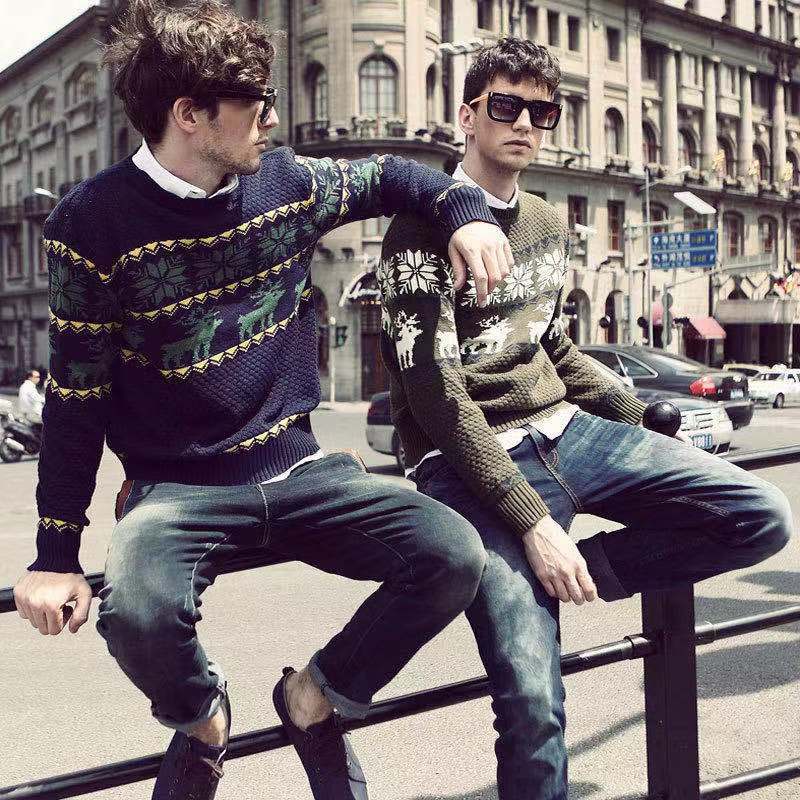 Men's Sweaters Korean Fashion Autumn Casual Vintage Style Sweater Wool Turtleneck Oversize Winter Warm Cotton Pullovers 221121