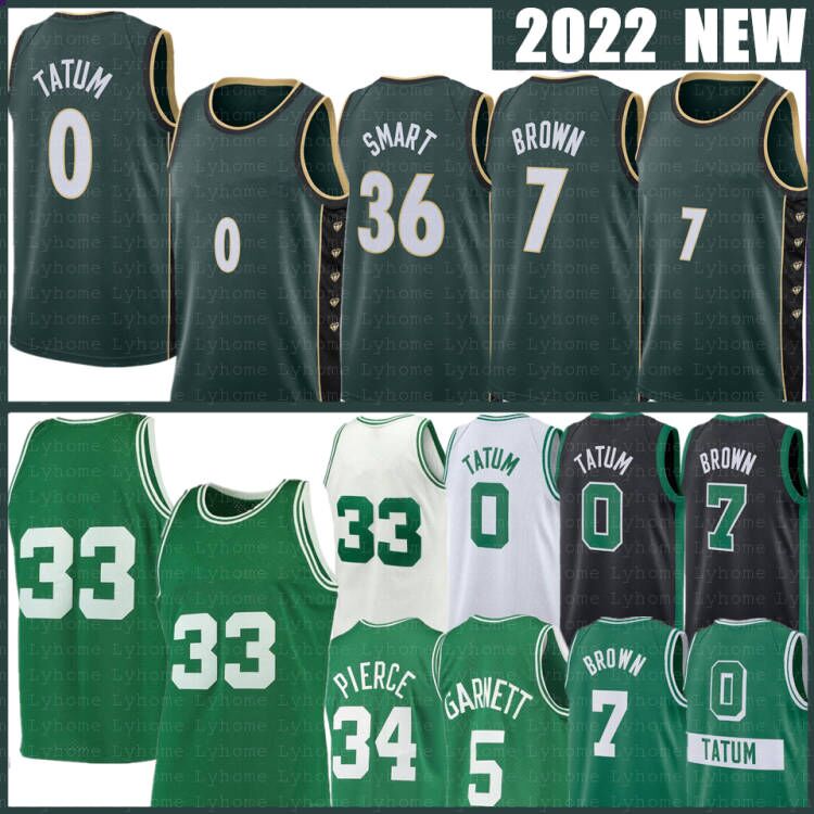 Jayson Tatum Jaylen Brown Basketball Jerseys Marcus Smart Kevin Garnett Paul Pierce Bostons Celtices Ray Allen White 2022 2023 City Shirt Green Edition Jersey, Mens
Jayson Tatum Jaylen Brown Basketball Jerseys Marcus Smart Kevin Garnett Paul Pierce Bostons Celtices Ray Allen White 2022 2023 City Shirt Green Edition Jersey, Mens