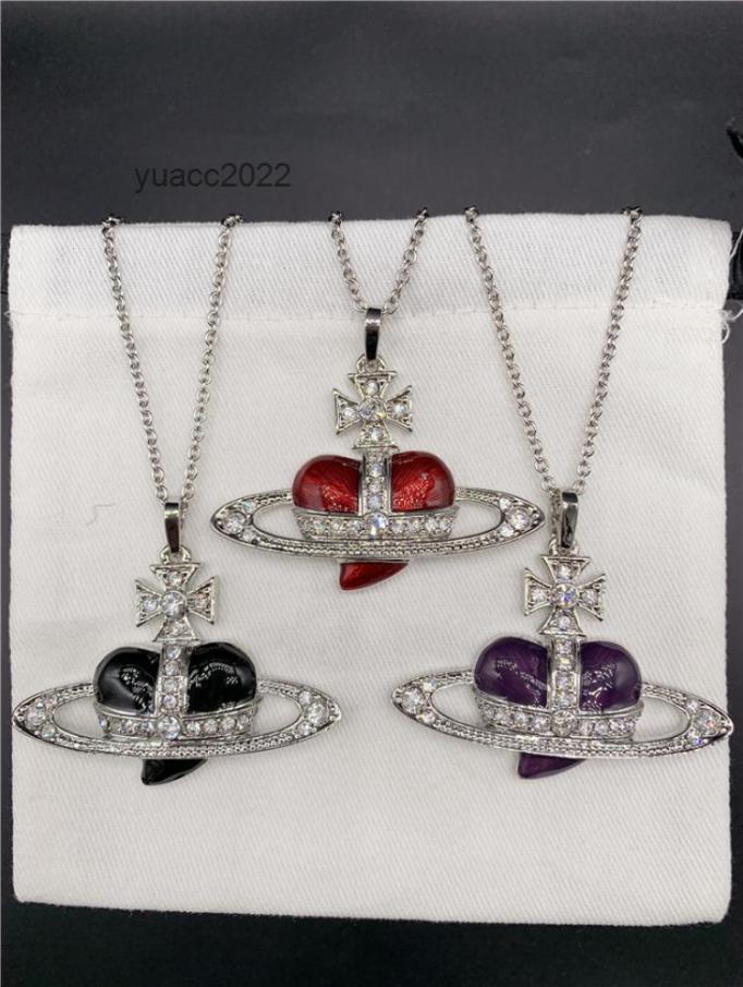 Pendant Necklaces Vivian Westwood Vivian silver edge wine red black purple large love Saturn Necklace b80277492157
Pendant Necklaces Vivian Westwood Vivian silver edge wine red black purple large love Saturn Necklace b80277492157
