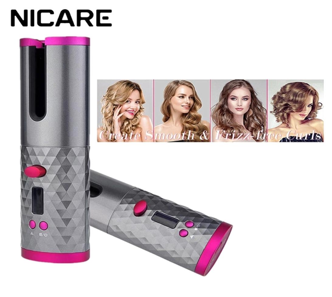 NICARE Automatic Hair Curler Cordless USB Rechargeable Ceramic Curling Iron Temperature Adjustable Portable Styling Tools 2206246546019
NICARE Automatic Hair Curler Cordless USB Rechargeable Ceramic Curling Iron Temperature Adjustable Portable Styling Tools 2206246546019