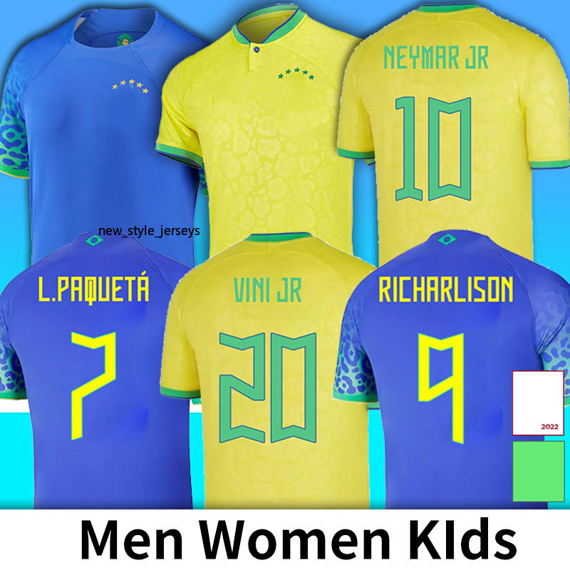 2022 Brazils VINI JR. Soccer Jersey 2022 23 CASEMIRO National Team G.JESUS P.COUTINHO Shirt Away .PAQUETA T.SILVA PELE MARCELO Football uniform Would CUp, Women((ba x )
2022 Brazils VINI JR. Soccer Jersey 2022 23 CASEMIRO National Team G.JESUS P.COUTINHO Shirt Away .PAQUETA T.SILVA PELE MARCELO Football uniform Would CUp, Women((ba x )
