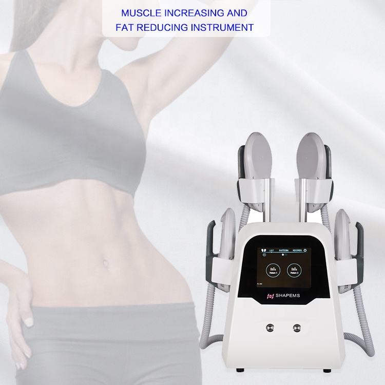 4 handles slimming body sculpt slim machine electric muscle ems stimulator