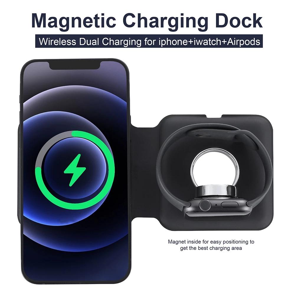 For Iphone Apple Duo Charger Fast Charging Magnetic Chargers Foldable Wireless Magnetic Magsafing 2 In1 12 13 Pro Max Mini 15W Qi Watch 7 6 Se
For Iphone Apple Duo Charger Fast Charging Magnetic Chargers Foldable Wireless Magnetic Magsafing 2 In1 12 13 Pro Max Mini 15W Qi Watch 7 6 Se