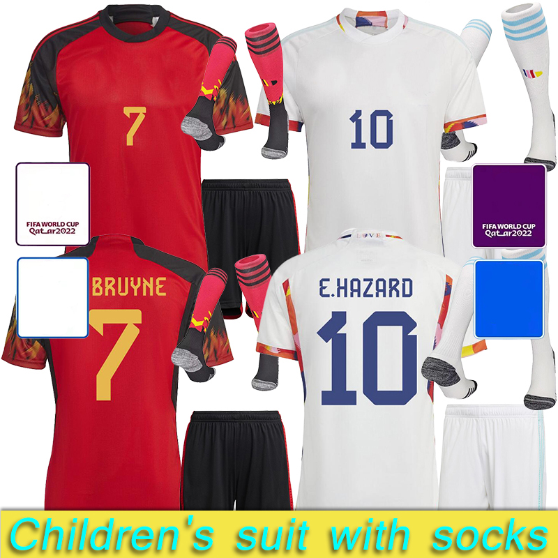 2022 Belgium Soccer Jerseys fans hazard COURTOIS LUKAKU TIELEMANS 22 23 Michy Batshuayi Kevin De Bruyne KOMPANY kids Football Shirt suit with Socks, White
2022 Belgium Soccer Jerseys fans hazard COURTOIS LUKAKU TIELEMANS 22 23 Michy Batshuayi Kevin De Bruyne KOMPANY kids Football Shirt suit with Socks, White
