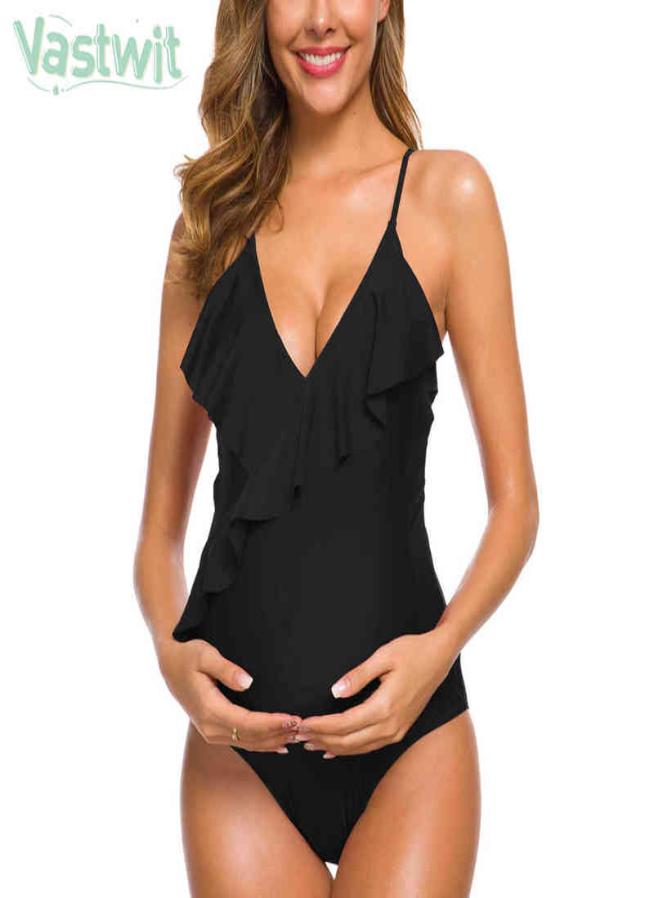 Maternity Tank Bikini One Piece Ruffle V Neck Swimsuit Pregnancy Swimsuit Pregnant Women Plus Size Swimwear Tankini Beachwer J2206, Sky blue. 
Maternity Tank Bikini One Piece Ruffle V Neck Swimsuit Pregnancy Swimsuit Pregnant Women Plus Size Swimwear Tankini Beachwer J2206, Sky blue.