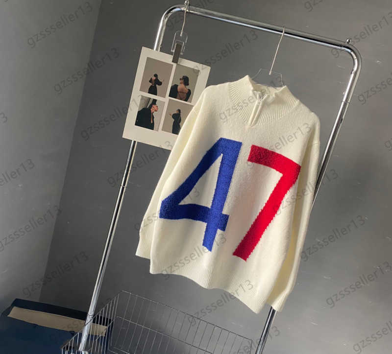 Fashion Sweater Womens Couples Half Zip Stand Collar Jumper Knit Sweaters Front Color Counter Digital Print Knitwear Sports Casual Style Women Clothes 1970, 13 black
Fashion Sweater Womens Couples Half Zip Stand Collar Jumper Knit Sweaters Front Color Counter Digital Print Knitwear Sports Casual Style Women Clothes 1970, 13 black