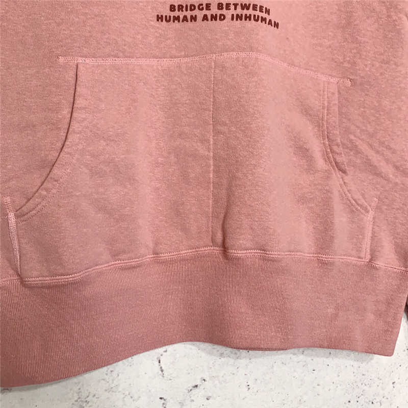 Hoodies Vintage Human Made Hoodie Men Women 1 1 Best Quality Heavy Fabric Bat Pattern Pullover Oversized Sweatshirts Y2211