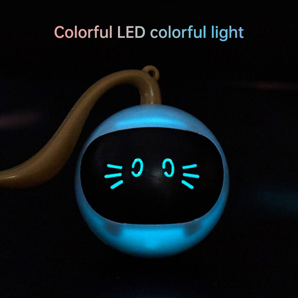 free shipping Dog Toys Chews Auto Interactive Ball Electric USB Rechargeable Self Rotating Indoor Teaser Selfplay Exercise for Puppy Pet 221122
