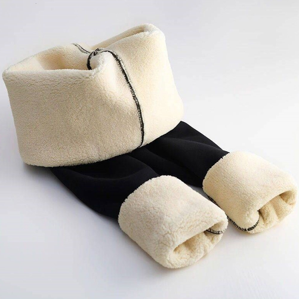Womens Leggings Winter Warm High Waist Pants Velvet Thick For Stretch Thicken 221122