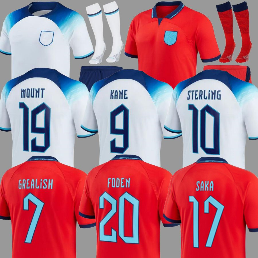 2022 England Soccer Jerseys SAKA RASHFORD KANE FODEN STERLING 22 23 GREALISH MOUNT BELLINGHAM TRIPPTIER GALLAGHER STONES WALKER men kids kit set football shirt, Color 3
2022 England Soccer Jerseys SAKA RASHFORD KANE FODEN STERLING 22 23 GREALISH MOUNT BELLINGHAM TRIPPTIER GALLAGHER STONES WALKER men kids kit set football shirt, Color 3