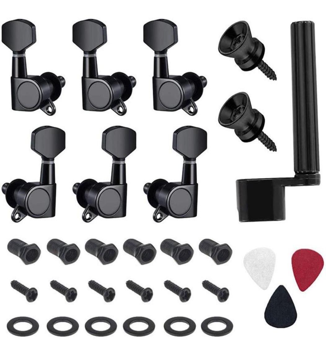 Cords Slings And Webbing 6 Pieces Guitar String Tuning Pegs Keys 3 Left Right Machine Heads Knobs With Strap Button Locks Picks S2
Cords Slings And Webbing 6 Pieces Guitar String Tuning Pegs Keys 3 Left Right Machine Heads Knobs With Strap Button Locks Picks S2