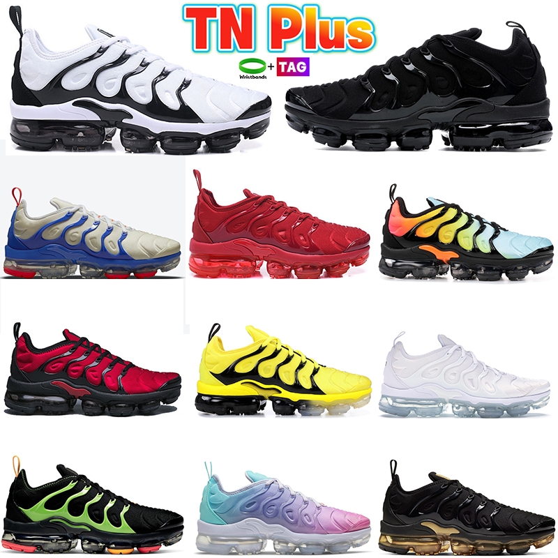 Designer TN plus Running Shoes Cushion Mens Women Sneaker White Triple Black Metallic Gold Anthracite red Bumblebee midnight navy Knicks Live Together Sneakers, No.18-
Designer TN plus Running Shoes Cushion Mens Women Sneaker White Triple Black Metallic Gold Anthracite red Bumblebee midnight navy Knicks Live Together Sneakers, No.18-
