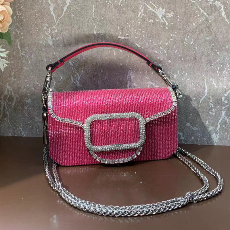 Designer shoulder bag luxury brand Swarovski imitation crystal beaded diamond craft ladies new handbag fashion multifunctional large-capacity messenger bag, Green
Designer shoulder bag luxury brand Swarovski imitation crystal beaded diamond craft ladies new handbag fashion multifunctional large-capacity messenger bag, Green