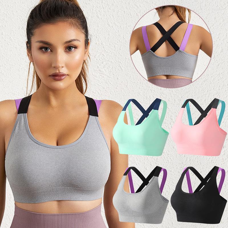 Yoga Outfit Sports Underwear Women' Proof Gather Vest Wear No Steel Ring Anti Droop Running Bra Bras For Women, Black
Yoga Outfit Sports Underwear Women' Proof Gather Vest Wear No Steel Ring Anti Droop Running Bra Bras For Women, Black