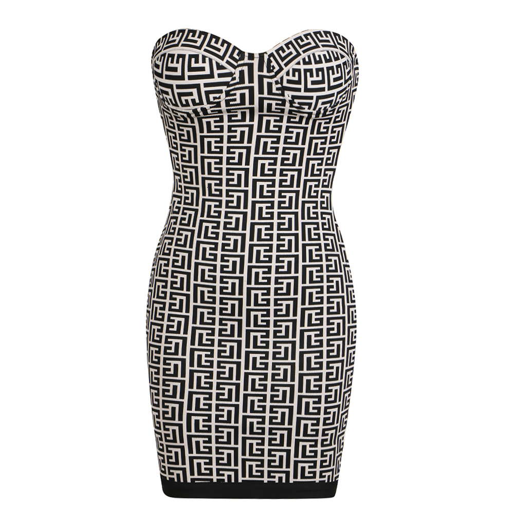 Two Piece Dress y Elegant Autumn Winner Bandage Set Prints Shoulder Pad Single Button Blazer Jacket Straples 's 221122