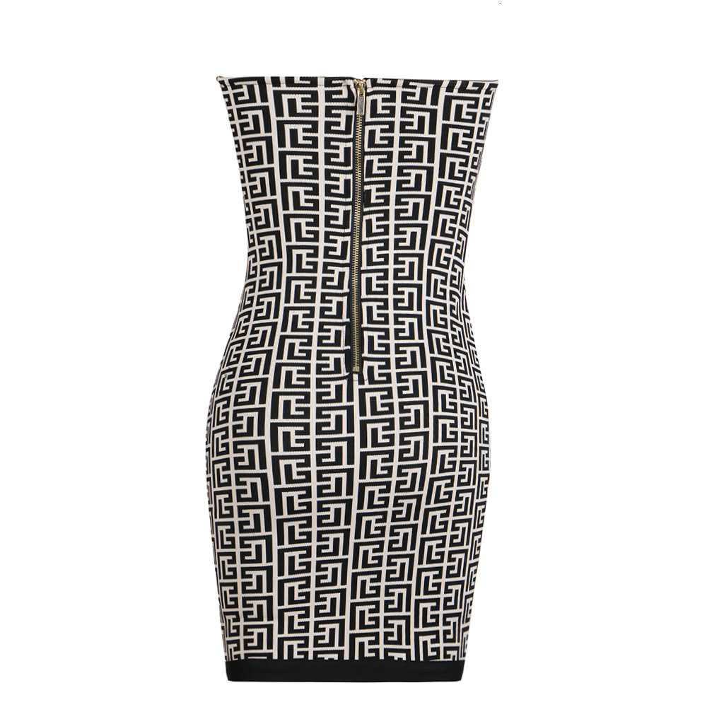 Two Piece Dress y Elegant Autumn Winner Bandage Set Prints Shoulder Pad Single Button Blazer Jacket Straples 's 221122