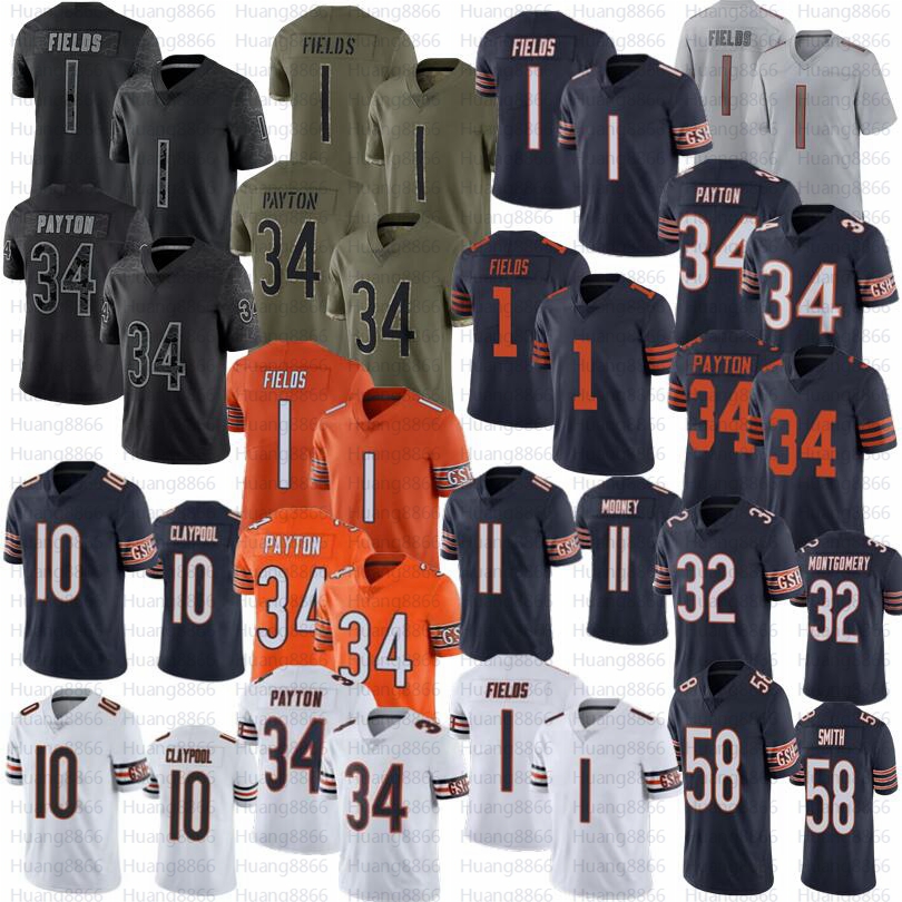 DJ Moore Justin Fields football jersey Claypool Bear Walter Payton Darnell Mooney Jerseys, As
DJ Moore Justin Fields football jersey Claypool Bear Walter Payton Darnell Mooney Jerseys, As