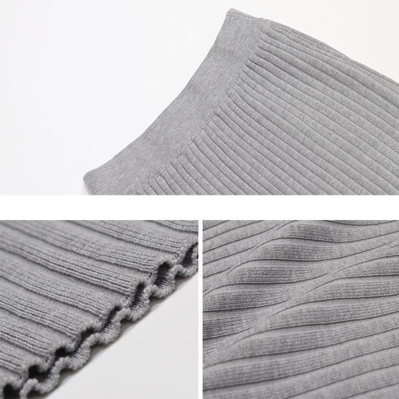 Skirts Empire Long Thick Women Warm Cozy Elegant Trendy Leisure Allmatch Harajuku Korean Ins Soft Elastic Waist Aline Knitting 221122