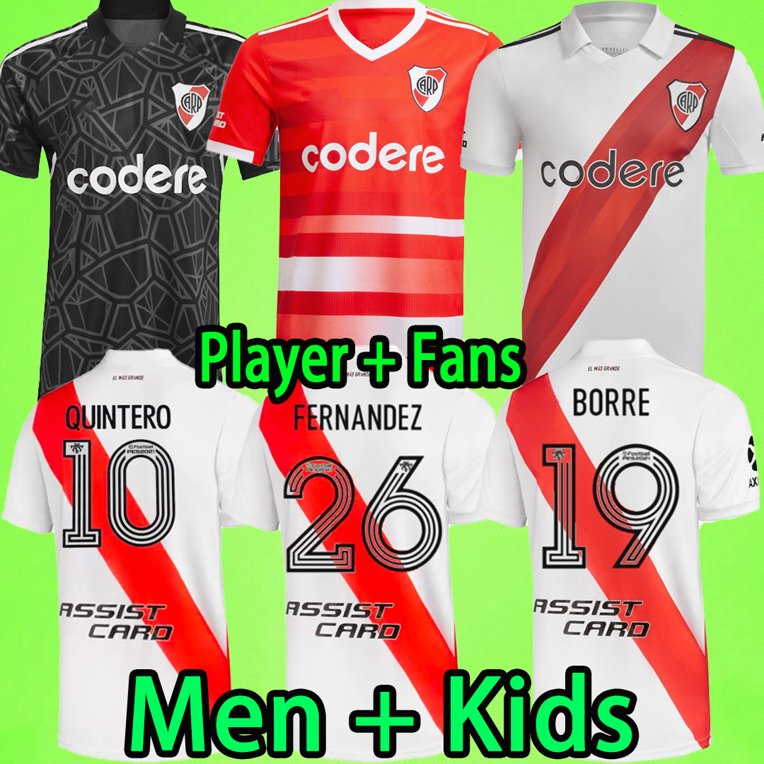 2022 2023 River Plate soccer jerseys 22 23 Camiseta de futbol home away goalkeeper DE LA CRUZ QUINTERO BORRE FERNANDEZ PRATTO football shirts kids kit Player version, 22/23 home
2022 2023 River Plate soccer jerseys 22 23 Camiseta de futbol home away goalkeeper DE LA CRUZ QUINTERO BORRE FERNANDEZ PRATTO football shirts kids kit Player version, 22/23 home