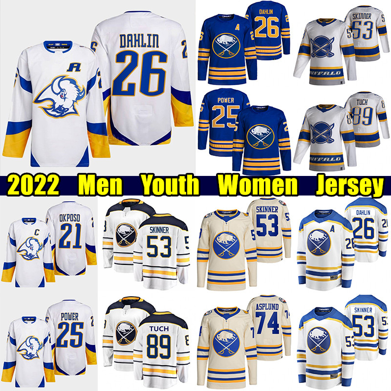 #26 Rasmus Dahlin Reverse Retro hockey jersey #21 Kyle Okposo Sabres#25 Owen Power Jeff Skinner Rasmus Asplund Alex Tuch Samuelsson Zemgus Girgensons jerseys, Blue women
#26 Rasmus Dahlin Reverse Retro hockey jersey #21 Kyle Okposo Sabres#25 Owen Power Jeff Skinner Rasmus Asplund Alex Tuch Samuelsson Zemgus Girgensons jerseys, Blue women