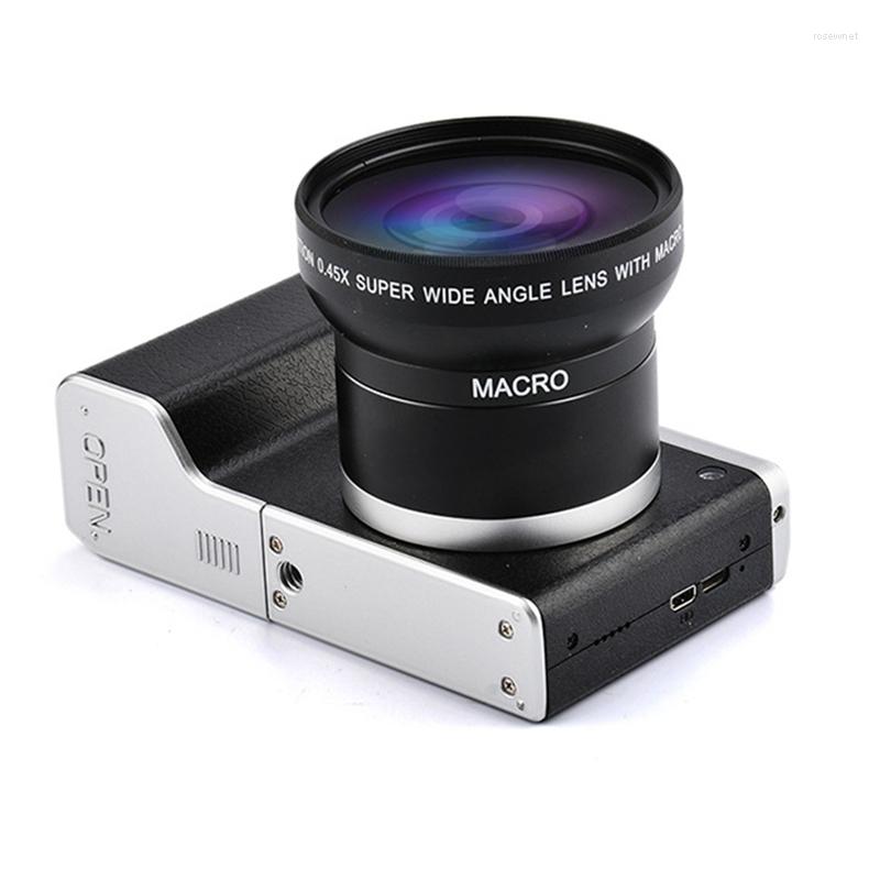 Digital Cameras 4 Inch Camera Ultra HD 24 Million Pixel 1080P 12X Optical Zoom Mini Single IPS Press Screen SLR