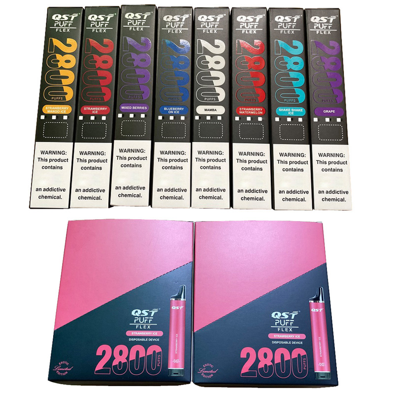 Puff Flex 2800 disposable Vape e cigarette 850mah battery pre-filled 8ml vaporizer 25 colors the newest packing
Puff Flex 2800 disposable Vape e cigarette 850mah battery pre-filled 8ml vaporizer 25 colors the newest packing