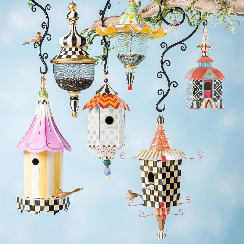 Other Pet Supplies Wild Bird Feeder for Outside Hanging Metal Bird House Small Nest Pendant 101A 221122