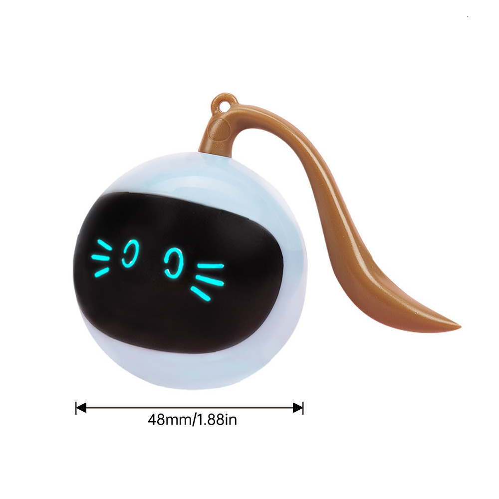 free shipping Dog Toys Chews Auto Interactive Ball Electric USB Rechargeable Self Rotating Indoor Teaser Selfplay Exercise for Puppy Pet 221122