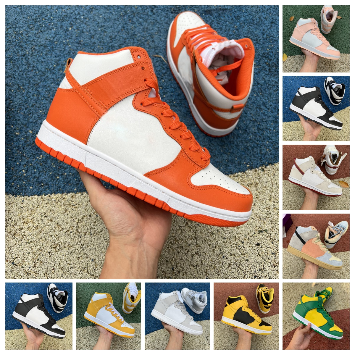 2023 Designer Dunkes High Black White Casual Shoes Men Women UNC Vast Grey Pink Prime Syracuse Midnight Navy Varsity Purple Maize Laser Blue Mens trainers Sneakers, Bubble package bag
2023 Designer Dunkes High Black White Casual Shoes Men Women UNC Vast Grey Pink Prime Syracuse Midnight Navy Varsity Purple Maize Laser Blue Mens trainers Sneakers, Bubble package bag