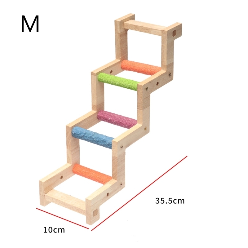 Other Pet Supplies Bird Ladders for Cage Natural Wood Climbing Toy for Cockatiels Conures Parakeets 40JA 221122q