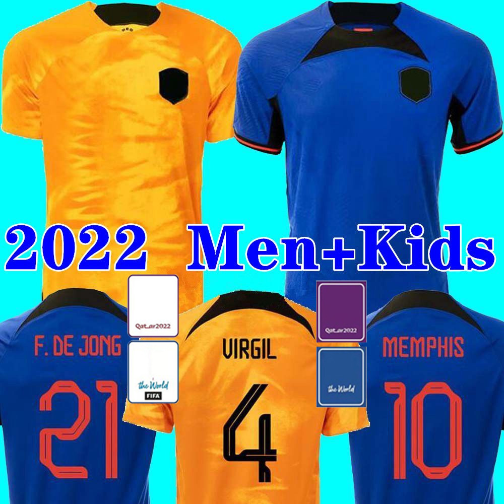 2022 Netherlands soccer jerseys Holland MEMPHIS VIRGIL F. DE JONG LIGT BERGVIJN 22 23 football shirt BERGHUIS KLAASSEN BLIND DUMFRIES JANSSEN men kids kit jerseys, Color 2
2022 Netherlands soccer jerseys Holland MEMPHIS VIRGIL F. DE JONG LIGT BERGVIJN 22 23 football shirt BERGHUIS KLAASSEN BLIND DUMFRIES JANSSEN men kids kit jerseys, Color 2