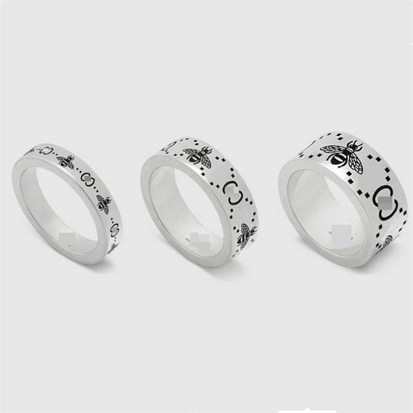 Band Rings Jewelry New Sterling Silver Classic Double Bee for Men and Women Same Style Couple Ring
Band Rings Jewelry New Sterling Silver Classic Double Bee for Men and Women Same Style Couple Ring