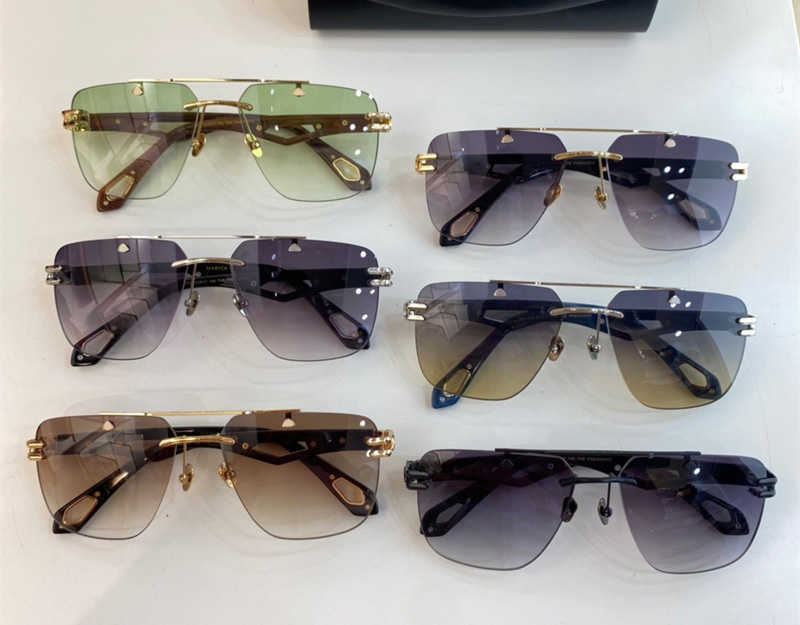 FANCY Fashion designer mens luxury sunglasses classic vintage metal square shape rimless glasses summer outdoor avant-garde style top quality anti-ultraviolet
FANCY Fashion designer mens luxury sunglasses classic vintage metal square shape rimless glasses summer outdoor avant-garde style top quality anti-ultraviolet