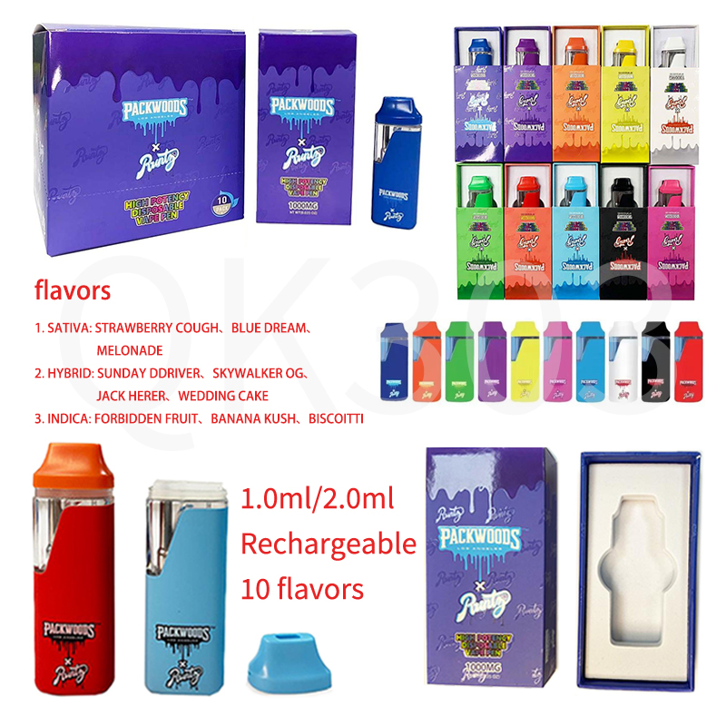 Packwood runty/runtz Disposable E-cigarettes Vape Pen 280mAh Battery Rechargeable 10 strains 1ML/2ml Empty Carts With Packaging Kit
Packwood runty/runtz Disposable E-cigarettes Vape Pen 280mAh Battery Rechargeable 10 strains 1ML/2ml Empty Carts With Packaging Kit