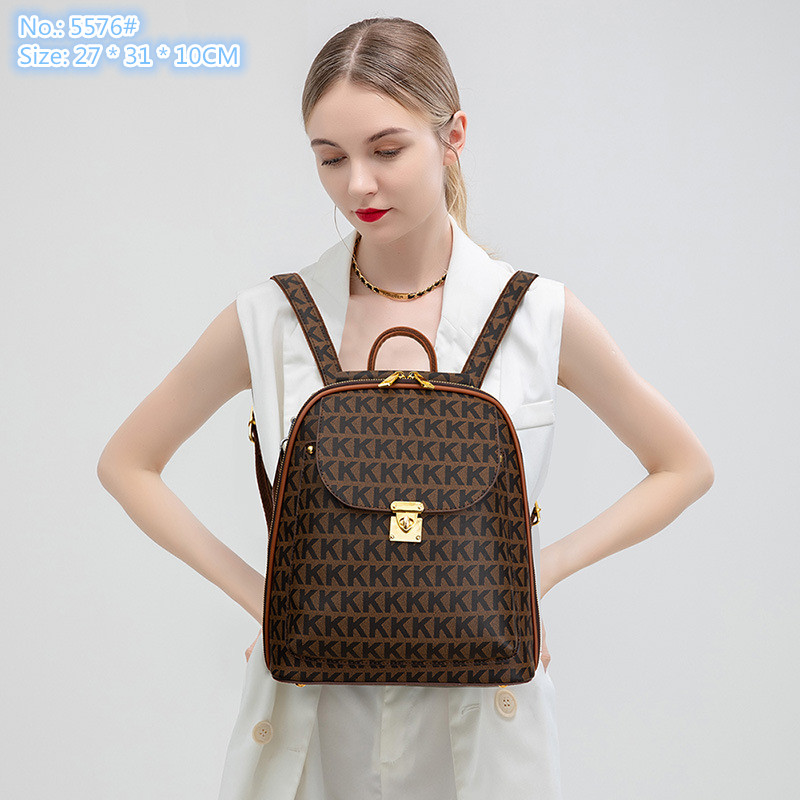 Wholesale ladies shoulder bags 3 colors street trend contrast color leather handbag gold buckle fashion messenger bag simple letters retro printed backpacks, Coffee-2039#-style 2
Wholesale ladies shoulder bags 3 colors street trend contrast color leather handbag gold buckle fashion messenger bag simple letters retro printed backpacks, Coffee-2039#-style 2