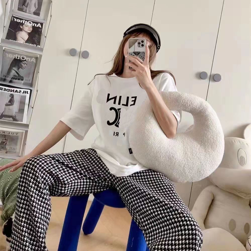 Women's T-Shirt Spring/Summer 2002 New Tide Brand Competition CE Lin Letter Printing Short Sleeve T-shirt for men and women couples casual cotton half sleeves 38, Yellow
Women's T-Shirt Spring/Summer 2002 New Tide Brand Competition CE Lin Letter Printing Short Sleeve T-shirt for men and women couples casual cotton half sleeves 38, Yellow