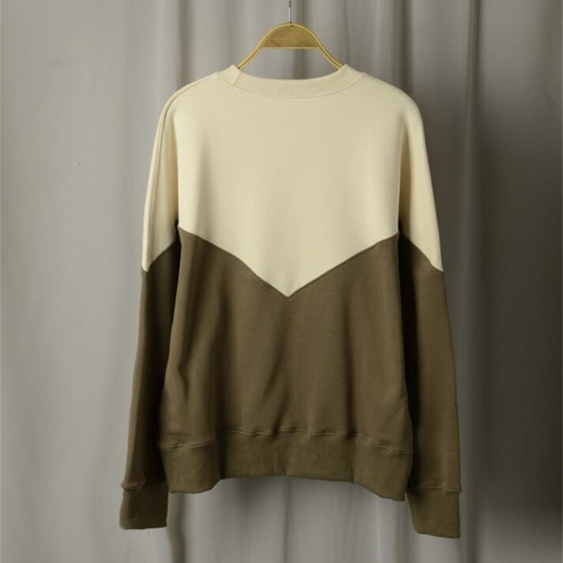Women's Hoodies Sweatshirts Autumn Winter Round Neck 100% Cotton Colorblock Letter Printing Long-sleeved Women Casual Hoodie Sweatershirts 221121