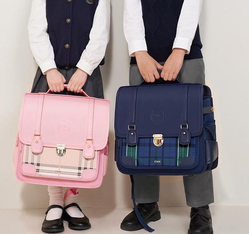 Backpacks School kids British Plaid Printing Bags Waterproof Larger Capacity Student Orthopedic bag Mochila 221122